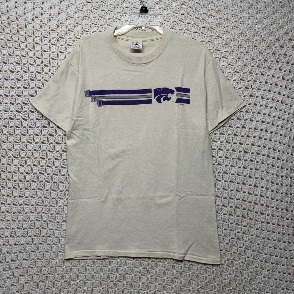 VTG 90s Kansas K-State Wildcats T-Shirt Mens M  USA Made Single Stitch